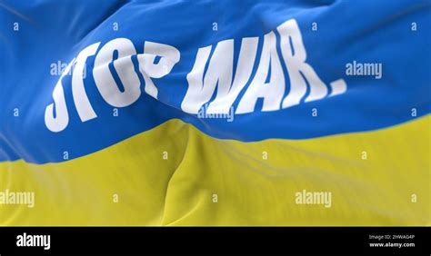 Stop war flag hi-res stock photography and images - Alamy