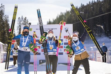 Davidova gewinnt Gold im WM Einzel in Pokljuka vor Öberg und Tandrevold