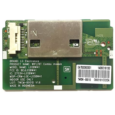 Wi-Fi модуль LGSBW41 EAT62093301 для LG 39LB650V, 42LB650V, 42LB653V ...