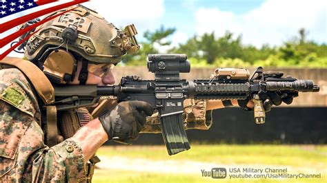 Force Recon M4 Carbine M45 Pistol Combat Marksmanship Training