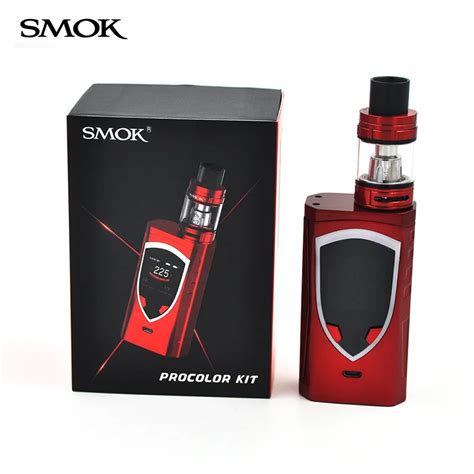 Smok Alien Procolor Kit Vape Vaporizer W Mech Mod E Cigarette Box