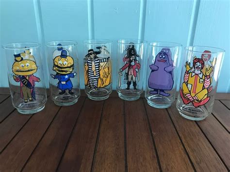 Mcdonalds Collector Series Glass Mayor Mccheese Big Mac Hamburglar