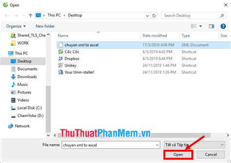 C Ch Chuy N File Xml Sang Excel Nhanh Ch Ng