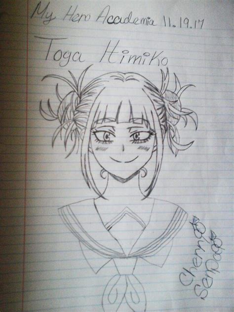 How To Draw Himiko Toga Easy At How To Draw