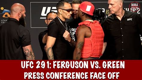 Tony Ferguson Vs Bobby Green First Face Off At UFC 291 Press