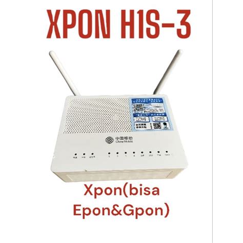 Jual ONU ONT XPON H1S 3 WIRELESS ACCESS POINT BISA EPON ATAU GPON BUKAN