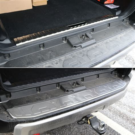 Free Shipping Stainless Inner Outer Rear Sill Bumper Cover Plate Pcs