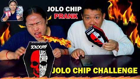 JOLO CHIP EATING CHALLENGE WITH PRANK WORLD S HOTTEST CHIP