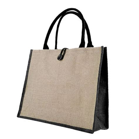 Maxbell Women Casual Shoulder Bag Linen Color Block Tote Bag For Shopping Black Side At Rs 2200