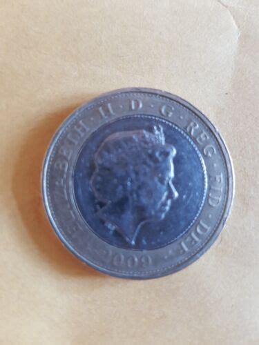 2009 Robert Burns £2 Coin Two Pound Coin Collectible Rare Free