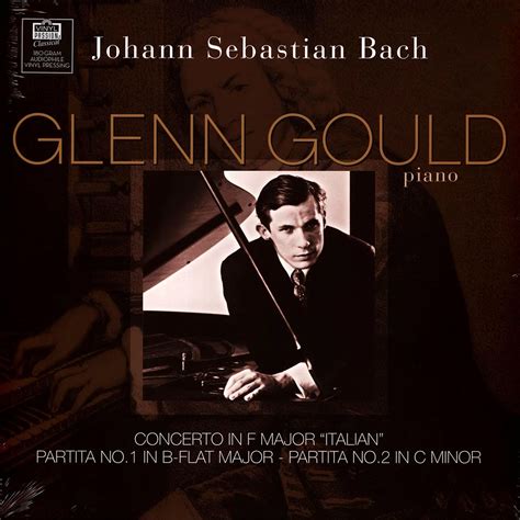 Glenn Gould Bach Italian Concerto Vinyl Lp Hhv