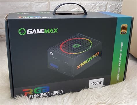 Gamemax Rgb 1050w 80 Gold Full Modular Atx Power Supply Psu Computers And Tech Parts