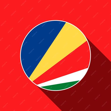 Country seychelles seychelles flag vector illustration | Premium Vector