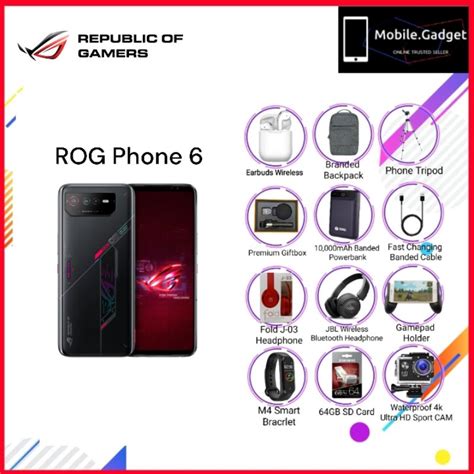 ASUS ROG Phone 6 | Malaysia Warranty | 16GB RAM 512GB ROM / 12GB RAM ...