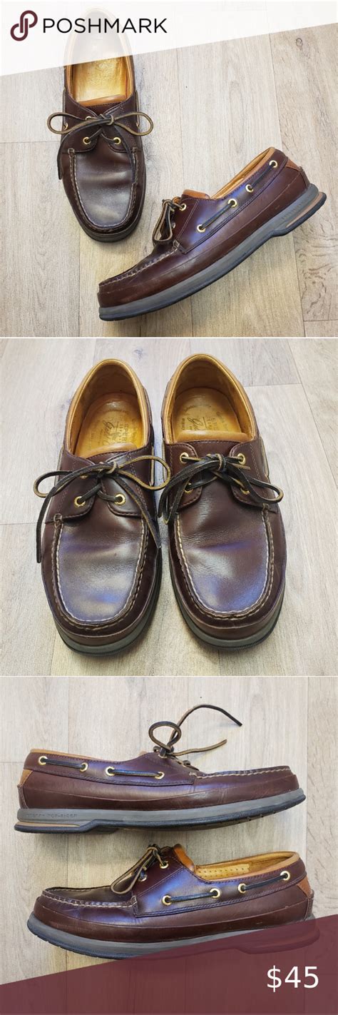 Sperry Gold Cup Brown Leather Loafers Sz 10.5 | Brown leather loafers, Leather loafers, Brown ...