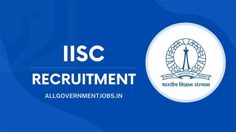 Iisc Jobs 2024 Apply For 05 Srf Research Associate And Lab