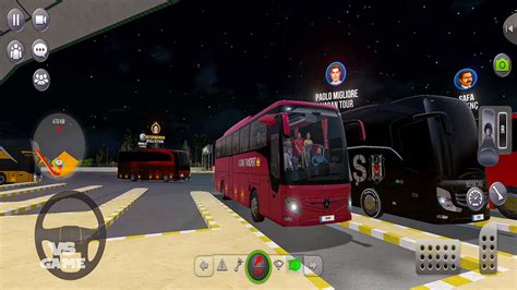 Mercedes Benz Tourismo 15 RHD 2016 Driving At Night Bus Simulator