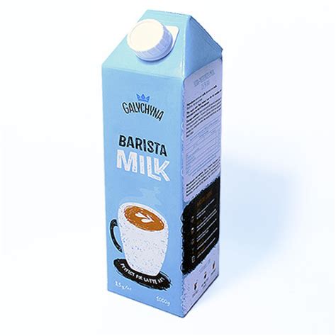 Молоко ГАЛИЧИНА бариста 2,5% т.пак 1000г: продажа, цена в Киеве. Молоко ...