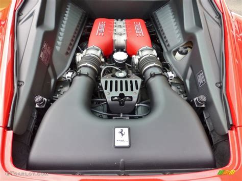 2011 Ferrari 458 Italia 45 Liter Gdi Dohc 32 Valve Vvt V8 Engine Photo