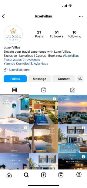 Luxel Villas Social Media and Marketing Strageties | Web Theoria™