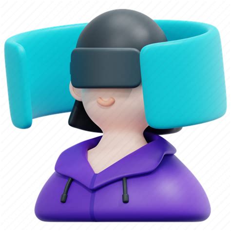 User Vr Avatar Virtual Reality Meta Metaverse 3d Illustration