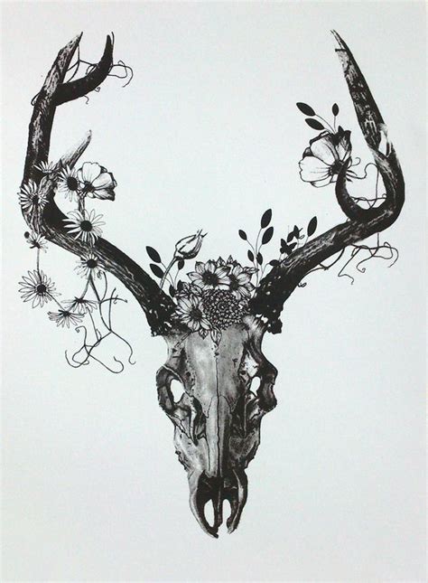 Elk Skull Tattoos