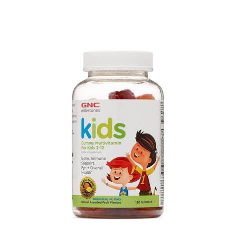 Multivitamínico Para Niños Contiene Vitamina C B A D 120 Gomitas