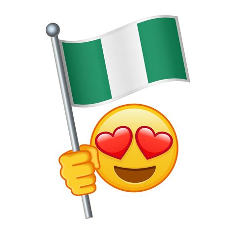 Emoji With Nigeria Flag Large Size Of Yellow Emoji Smile 48204238