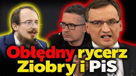 Obłędny rycerz Ziobry i PiS Szymon Jadczak atakuje sygnalistę który