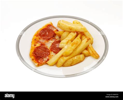 Pizza And Chips Stock Photo: 17701845 - Alamy