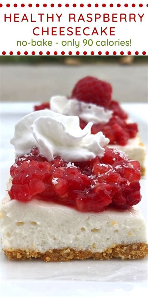 Healthy Raspberry Cheesecake