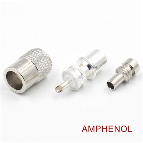 Amphenol Uhf Pl Male Solder Coax Connector With Reducer For Ohm