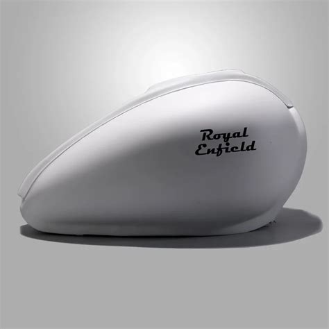 Custom Royal Enfield Tank: Meteor 350 White