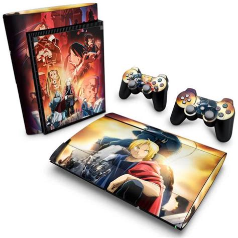 Adesivo Compat Vel Ps Super Slim Skin Fullmetal Alchemist