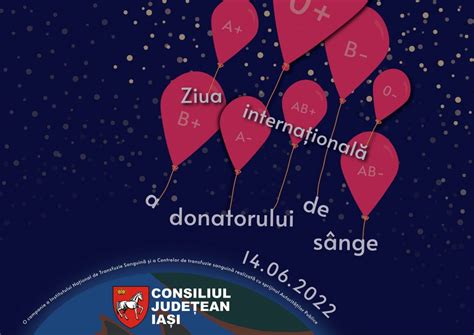 14 iunie Ziua Mondială a Donatorului de Sânge