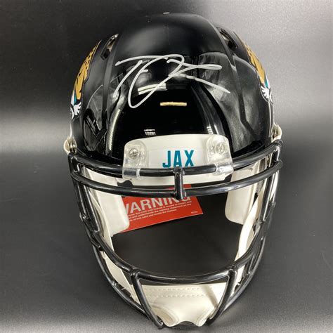 Jaguars - Trevor Lawrence Signed Authentic Speed Helmet | The official ...