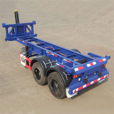 New 40 FT Skeleton Platform Container Chassis Skeletal Truck Semi