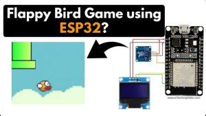 Flappy Bird Game Using ESP32 And Touch Button