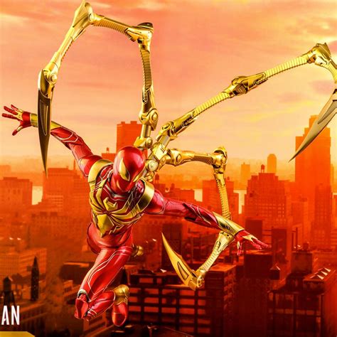 Figura Hot Toys Spider Man Cómic Iron Spider Armor coHeto Tienda en Línea