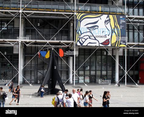 Roy Lichtenstein Exhibition At Centre Pompidou National Museum Of