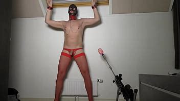 Fuckmachine Corridas Y Juego Anal Hombre Follado Por Sexmachine En El Culo Y Recibe Una