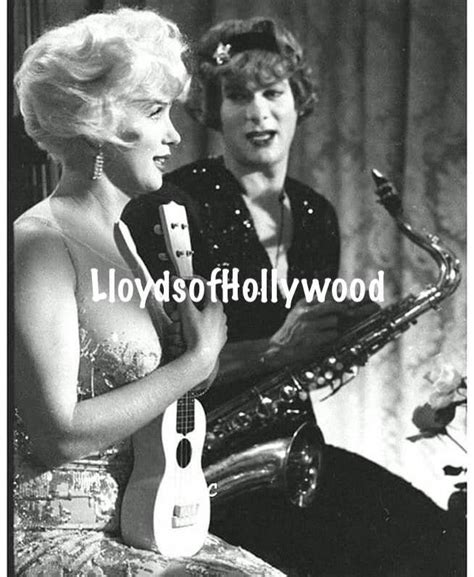 Marilyn Monroe Exposed In Orry Kelly Dress Tony Curtis As Josephine Some Like It Hot Photograph