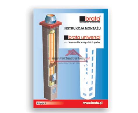 Komin Systemowy BRATA UNIWERSAL SW2 Spalinowy Z 2 Wentylacjami Fi 200