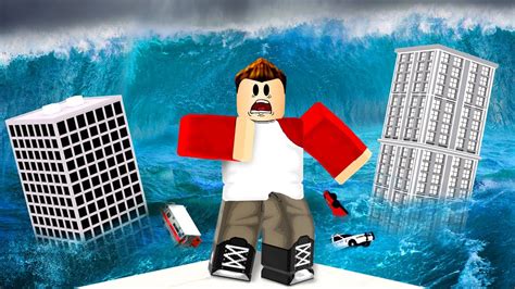 The Biggest Tsunami In Roblox Super Tsunami Youtube