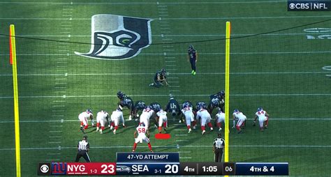 Nfl Explains Why Controversial Blocked Field Goal In Seahawks Giants