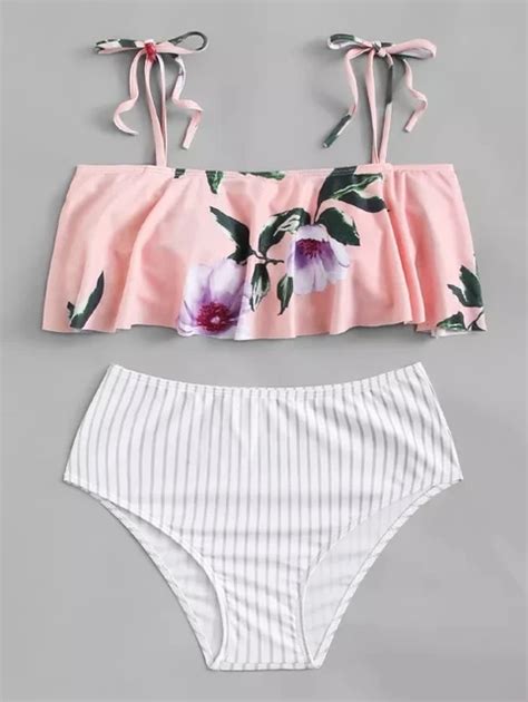 Hirigin 2019 New Bikini Set Women Bating Suit Summer Flower Beachwear