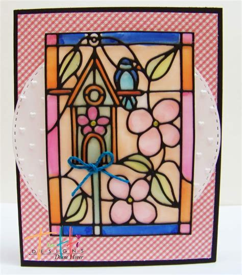 Tutti Designs: Bird House Stained Glass