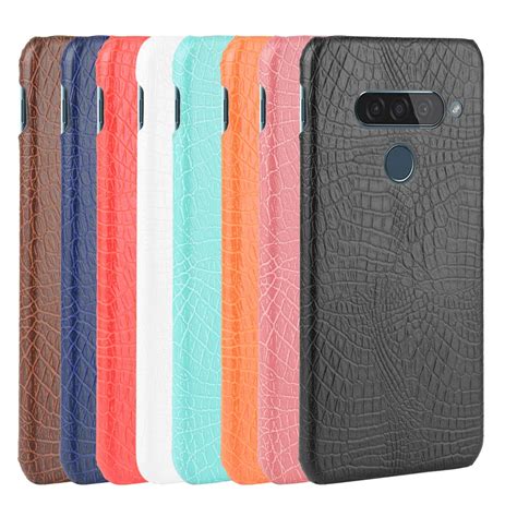 Capa De Couro Para Lg G8s Thinq Capa De 6 21 Polegadas Estampa De