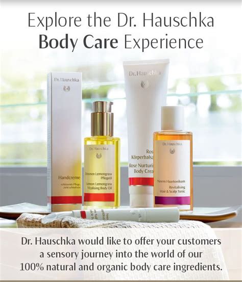 Explore The Dr Hauschka Body Care Experience Dr Hauschka Would Like