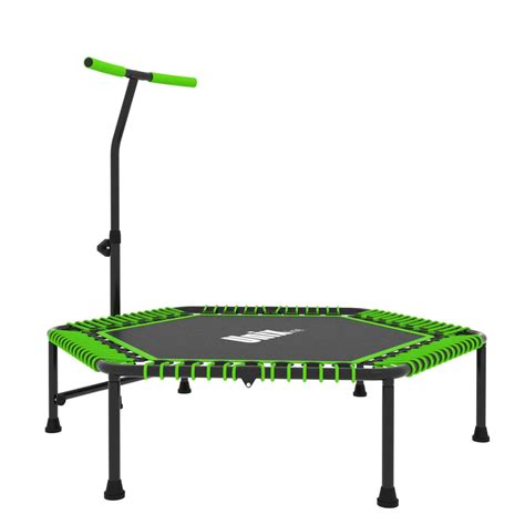 Батут спортивный с ручкой UNIX line FITNESS Green диаметр 130 см до 130 ...
